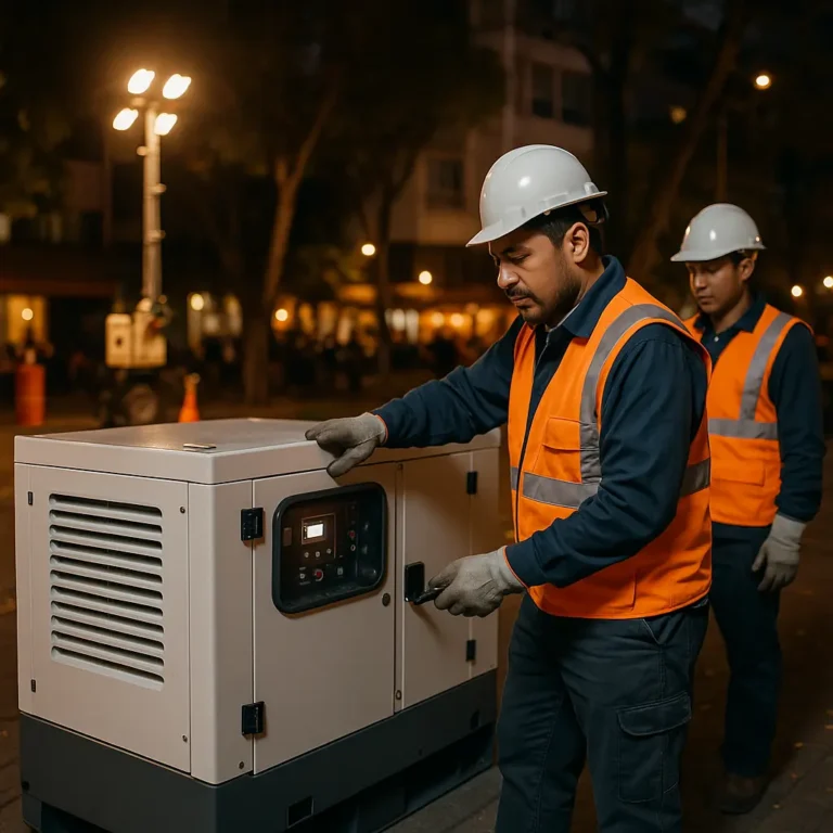 Alquiler de generador eléctrico en Del Valle Norte, Benito Juárez CDMX para eventos y negocios | EXESA