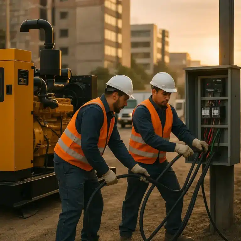 alquiler de generador eléctrico Naucalpan Circuitos Ingenieros equipo en sitio | EXESA
