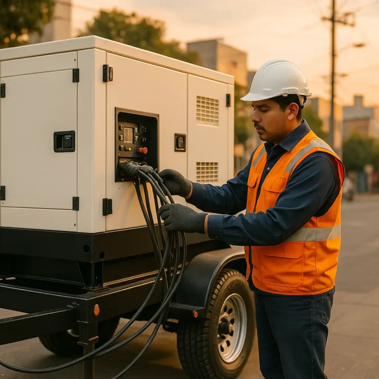 Alquiler de generador eléctrico en Clavería, Azcapotzalco, equipo insonorizado listo para renta | EXESA
