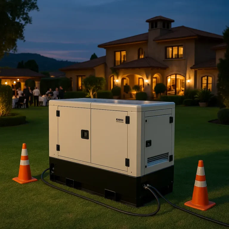 Alquiler de generador eléctrico en Club de Golf Hacienda, Atizapán de Zaragoza | EXESA