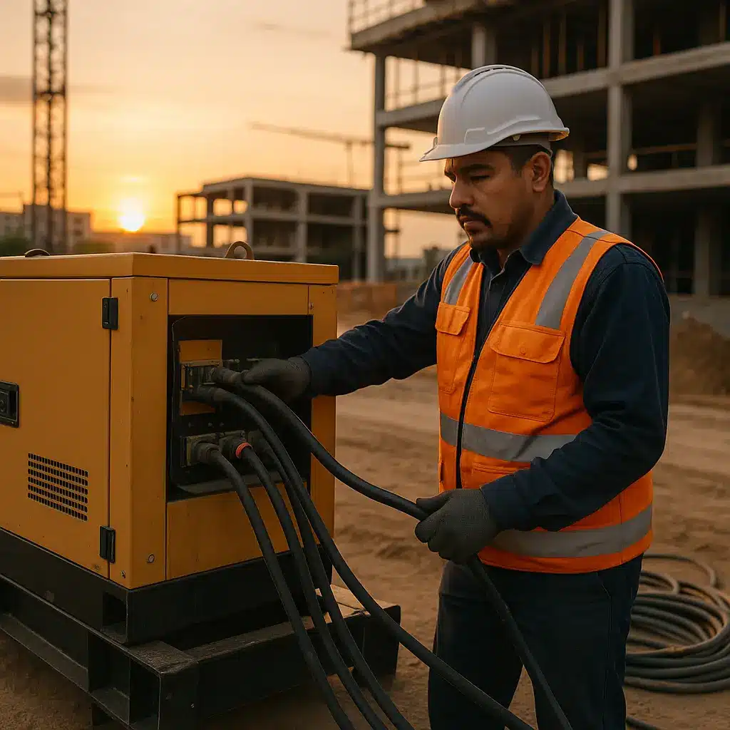 alquiler de generador eléctrico Cuautitlán San José Puente Grande equipo en obra | EXESA
