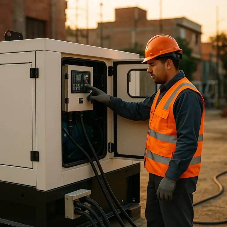 alquiler de generador eléctrico en Iztacalco Campamento 2 de Octubre equipo diésel silencioso | EXESA