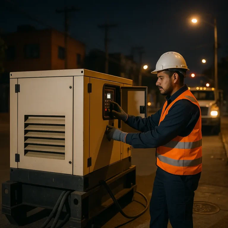 alquiler de generador eléctrico en Iztacalco Viaducto Piedad para obra y eventos | EXESA