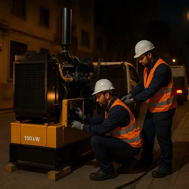 alquiler de generador eléctrico en Juárez, Cuauhtémoc CDMX para obra y eventos | EXESA