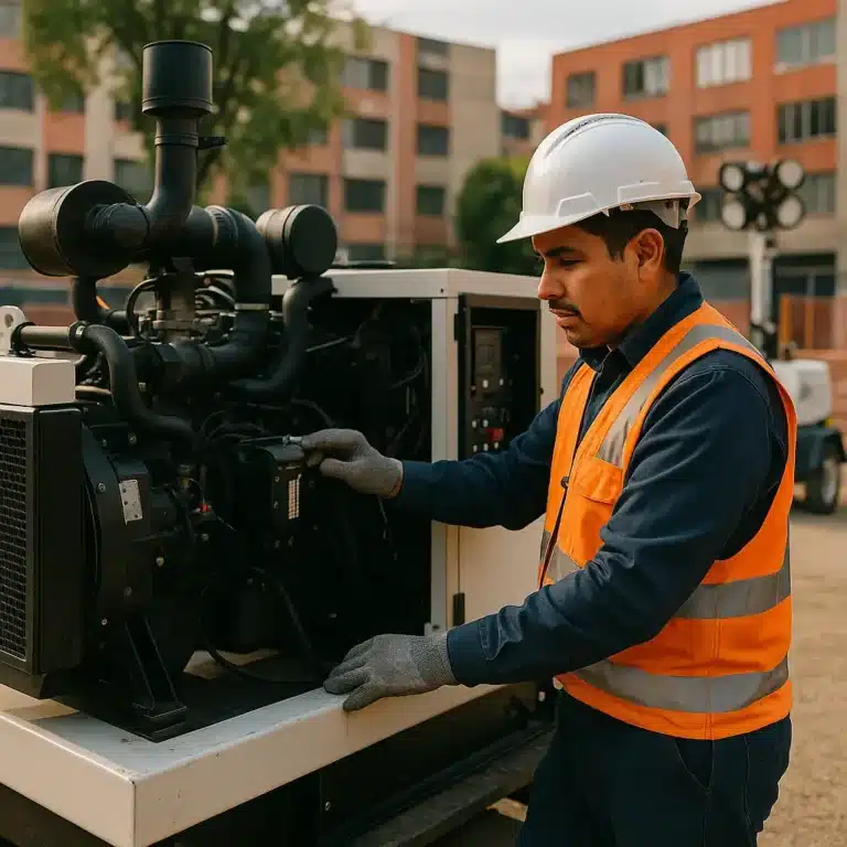 alquiler de generador eléctrico La Loma Tlalnepantla equipo listo | EXESA