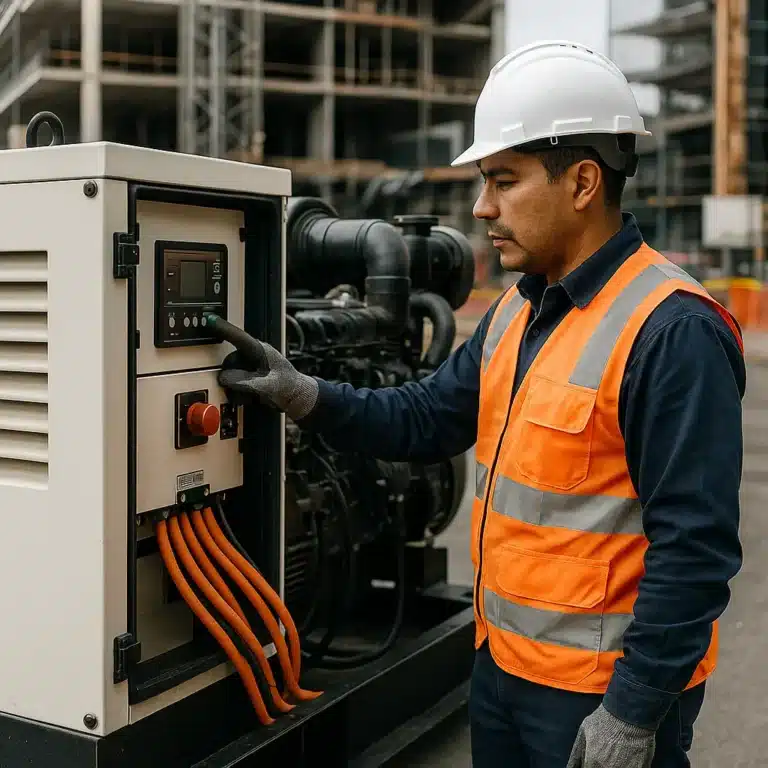 alquiler de generador eléctrico Magdalena Mixhuca equipo en sitio | EXESA