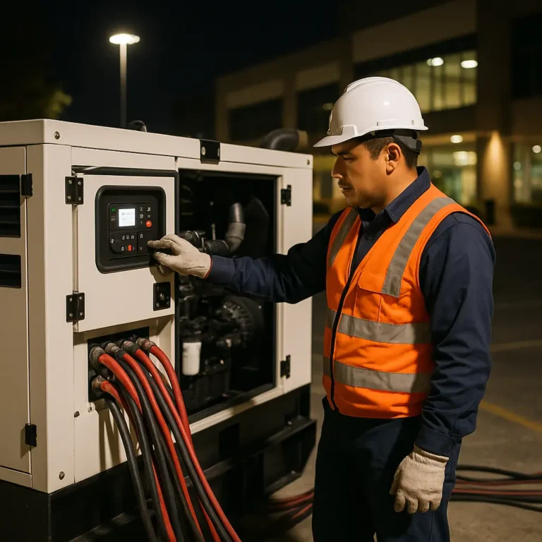 alquiler de generador eléctrico en Magnocentro, Huixquilucan equipo en sitio | EXESA