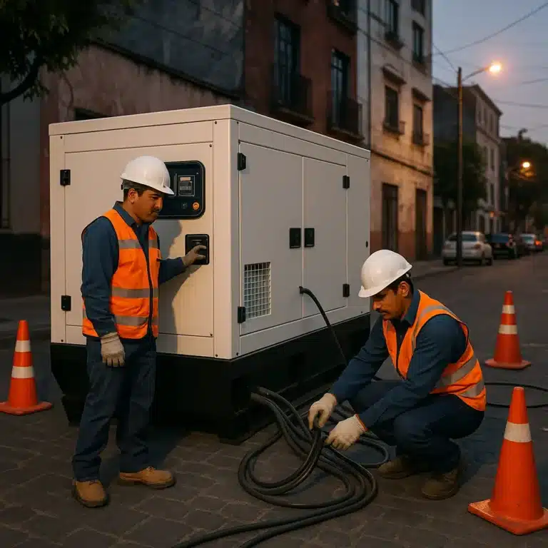 Alquiler de generador eléctrico en Morelos, Venustiano Carranza, equipo diésel insonorizado | EXESA