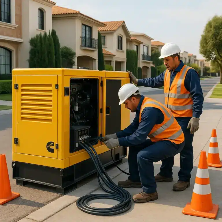 alquiler de generador eléctrico Residencial Privanza Tlalnepantla de Baz equipo en sitio | EXESA