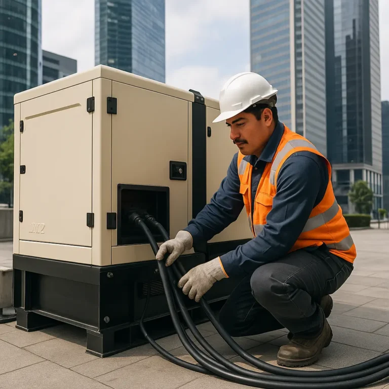 Alquiler de generador eléctrico en Santa Fe Cuajimalpa equipo en sitio | EXESA