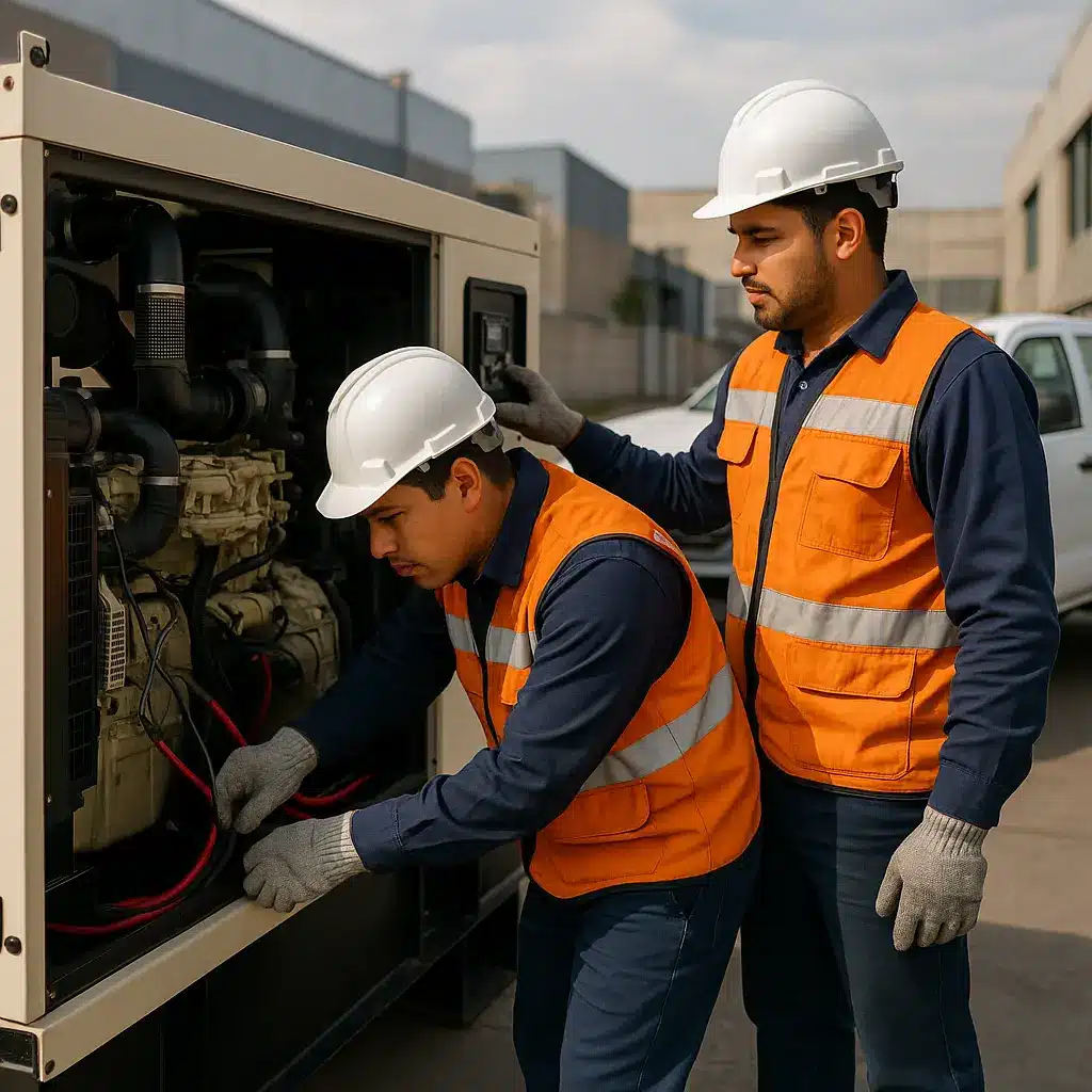 Alquiler de generador eléctrico en Granjas San Pablo, Tultitlán, equipo diésel en sitio | EXESA