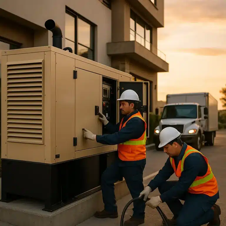 alquiler de generador eléctrico Zona Esmeralda Atizapán equipo en sitio | EXESA